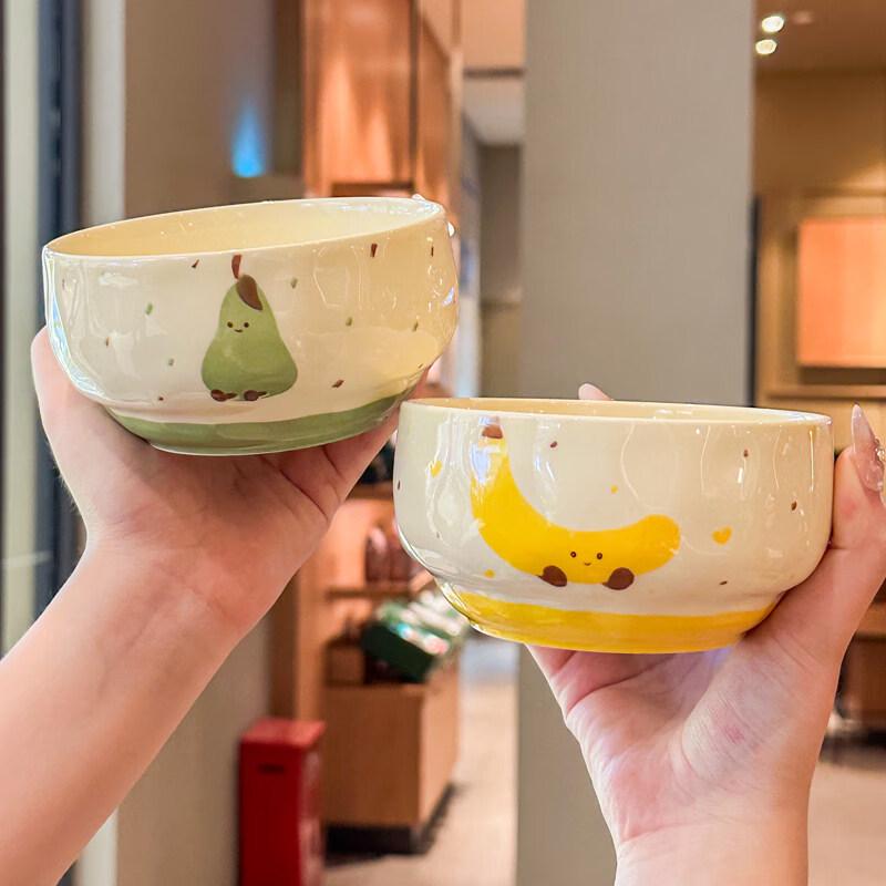 DM Fruit Ceramic Rice Bowl