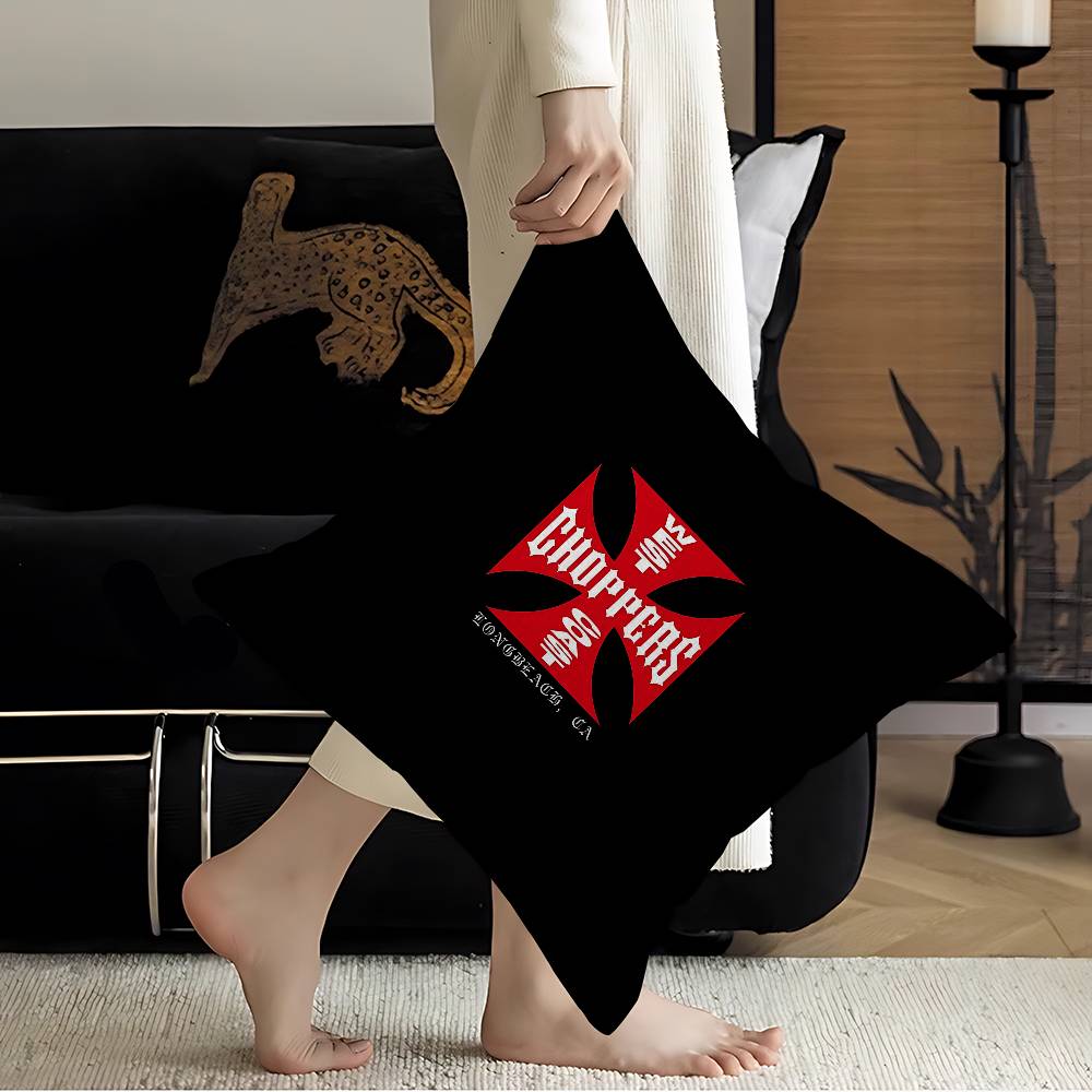West Coast Choppers Pillowcase Toon Gift Cushion Cover Bedroom Home Sofa Chair Seat Decor Pillow Case