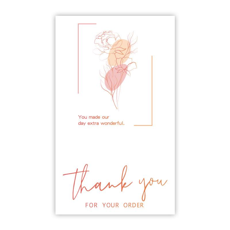 50-pack Airplane-Themed Thank You Box Sealing Stickers for Packaging and Decoration