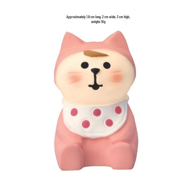 

ZAKKA Japanese Cat Resin Figurine - DIY Wedding Gift & Cake/Car Decoration Ornament