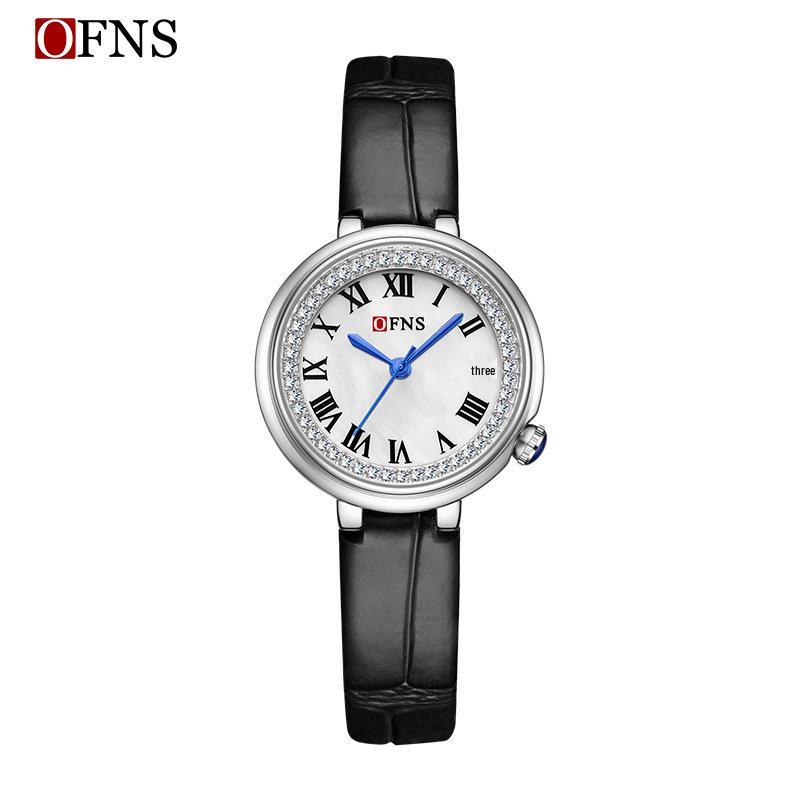 Sanda Women's Diamond-Studded Quartz Watch: Fashionable, Light Luxury, Versatile Steel Band 