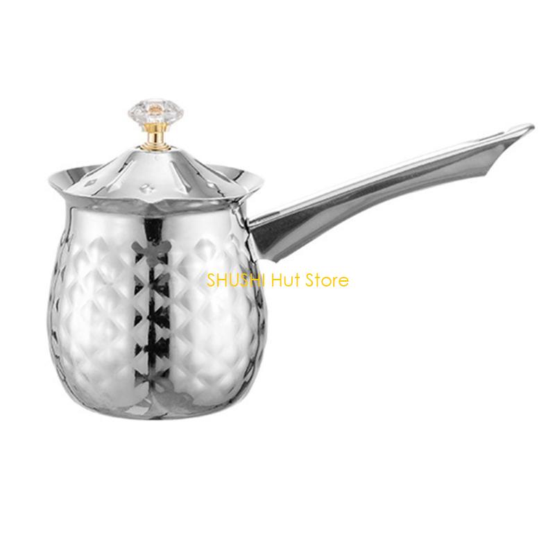 Versatile Stainless Steel Non Slip Small Pots Milk Jugs Milk Frothing Cups D57B