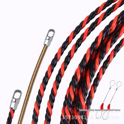 Electrician's Steel Wire Puller for Concealed Conduits – Three-Strand Large Hole Lead Puller