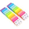 Eastern Wolf Sticky Notes 1.5x2 Self-Stick Notes 10 Bright Multi Colors Sticky Notes 20 Pads 100 Sheet/Pad