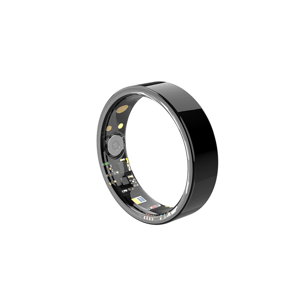 Smart Ring with Charging Case for Men Fitness Tracker Sleep Heart Rate Remote Care BT IP68 Waterproof Wireless Smart