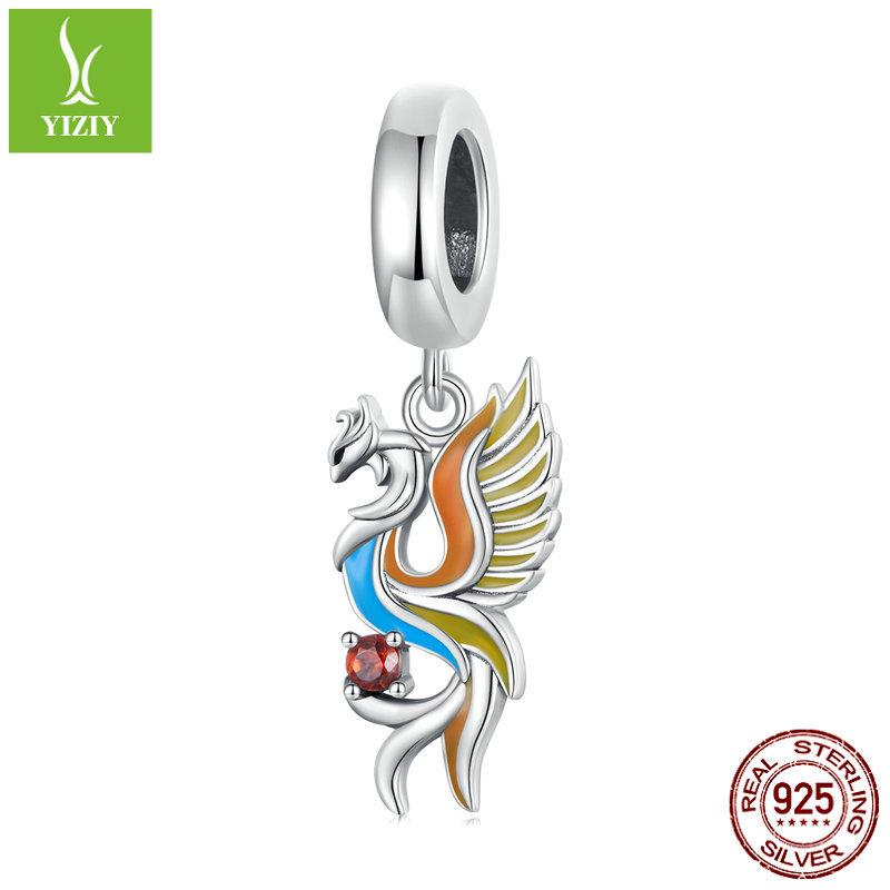 

Новый браслет-подвеска из серебра S925 с фениксом и умным дизайном с капельным нанесением масла Height x Width: 2.2 x 0.8 cm, Aperture: 0.45 cm