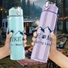 1PC Hike More Mountain Scene 750ml Color Plastic Sports Water Bottle Leakproof Flip Straw Lid Suitable for Sports Office Home Use