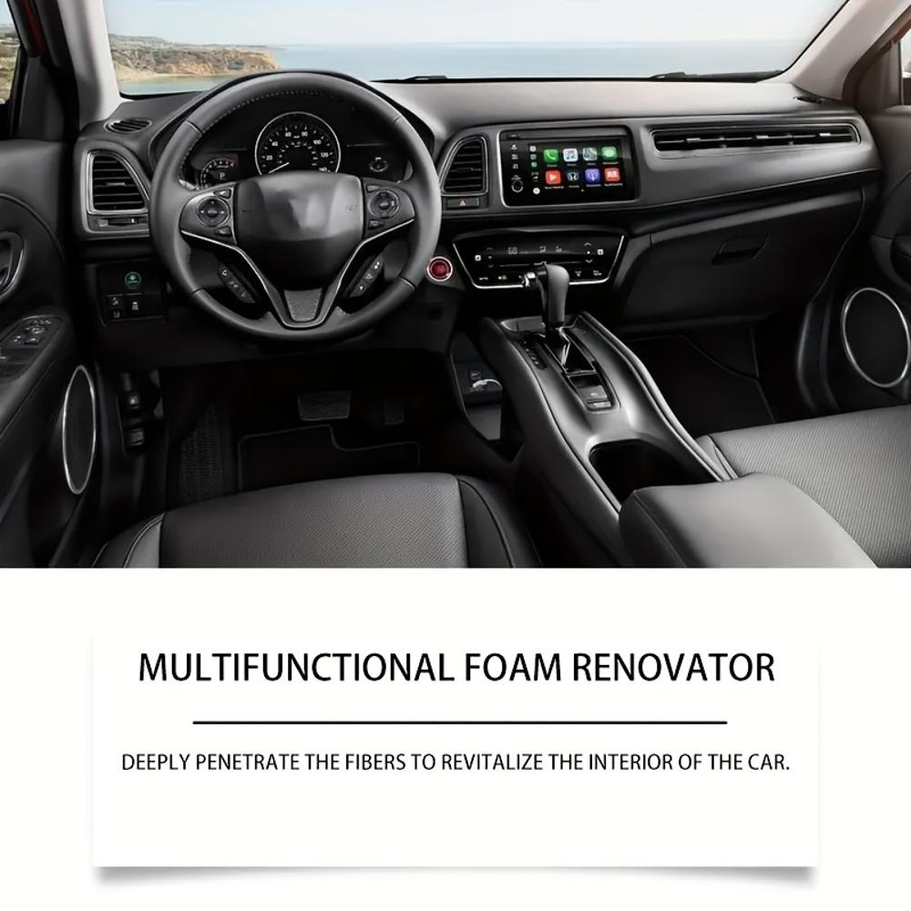 200ml Multi-Purpose Foam Cleaner & Rust Remover Spray - Powerful Stain and Dirt Remover for RVs, Car Interiors, Home Kitchens, S