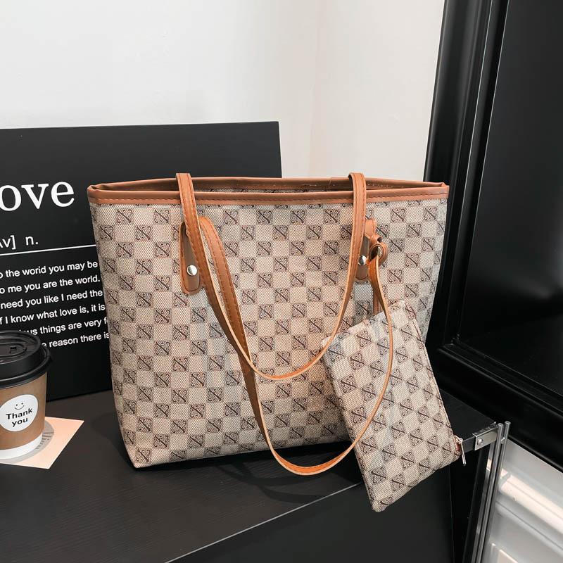 Ležérní personalizovaná taška Tote Zimní trend dámská niche taška přes rameno Textura jednoduchá a módní nová taška