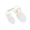 Women Fashion Tightening Waistband Pin 3Pcs/set Double Pearl Brooches Metal Lapel Pin Brooch Pins Sweater Shirt Cardigan Brooch