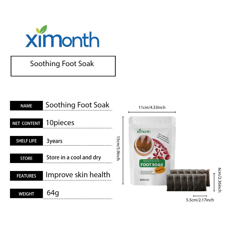 Foot Bath Packs Soothing And Nourishing Foot Bath Medicine Packs Ginger And Safflower Foot Bath Powder Herbal Foot Bath Packs