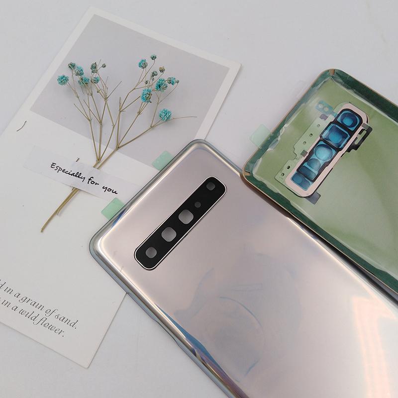 Originale Rückseite für Samsung Galaxy S10 5G SM-G973F Akkuabdeckung Gehäusepanel Reparaturteile & Kameralinsenrahmen