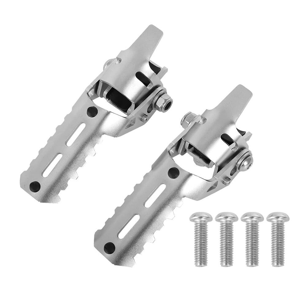 

Для BMW R1250GS R 1200 GS adv adventure LC HP GSA 2013- Мотоциклетные шоссейные передние подножки складные зажимы для ног 22-25 мм серебряный