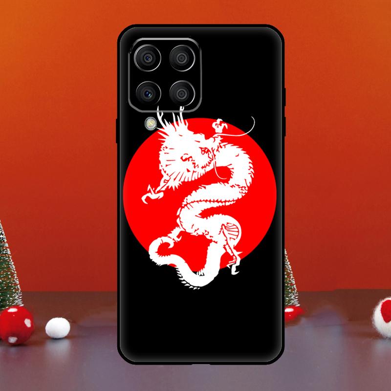 Japanese Dragon Style For Samsung Galaxy M06 M16 M14 M34 M54 M11 M21 M31 M13 M33 M35 M53 M55 M15 M12 M32 M52 Case