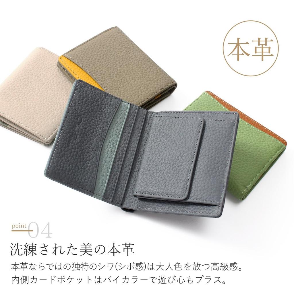 Blanc Pomme Women's Genuine Leather Bi-fold Mini Wallet, Stylish, Bp-1084, DBlue