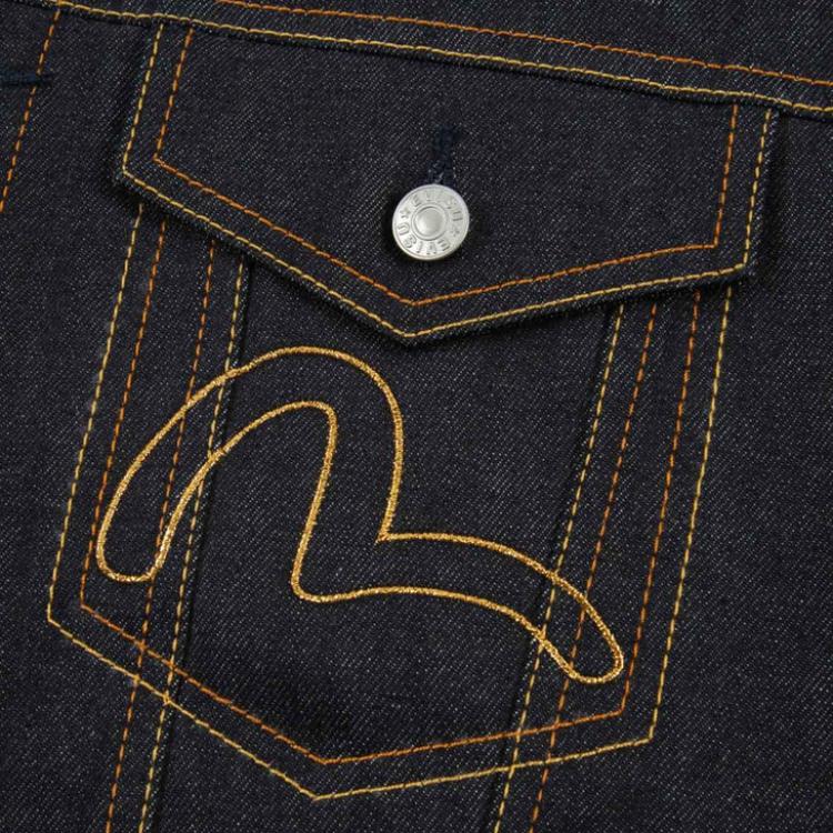 EVISU Denim Jacket Men's Denim Blue 2EAHTM2DJ704LFCT