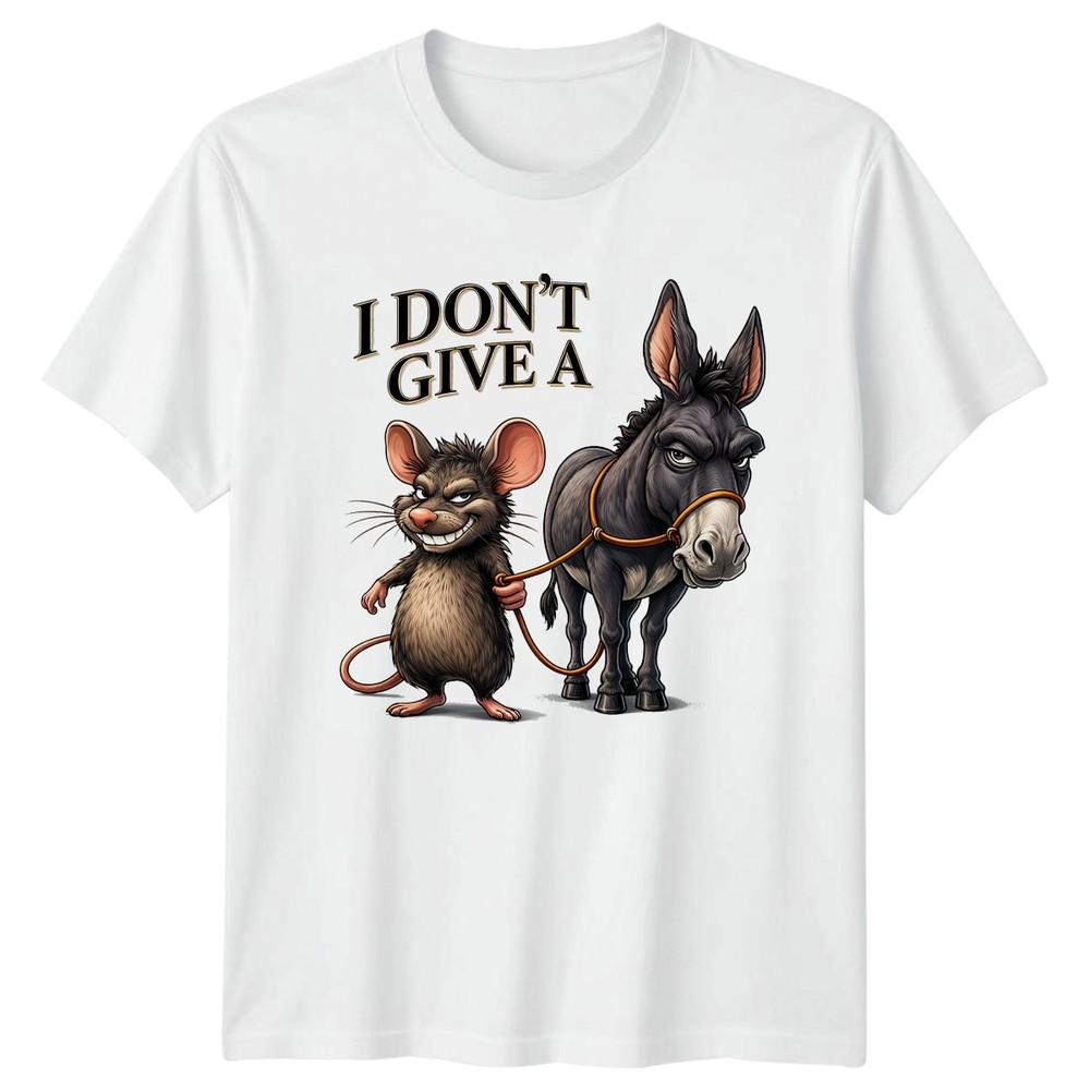 I Dont Give A TShirt Sarcastic Animal Humor Birthday Gift For Him And Her
