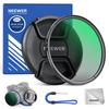 NEEWER 82mm CPL Filter with Lens Durable Polarizing Lens HD Optical Enhanced Reduced Glare Cap, Ultra-Thin, Multi-Layer Nano-Coating, Filter, Glass,