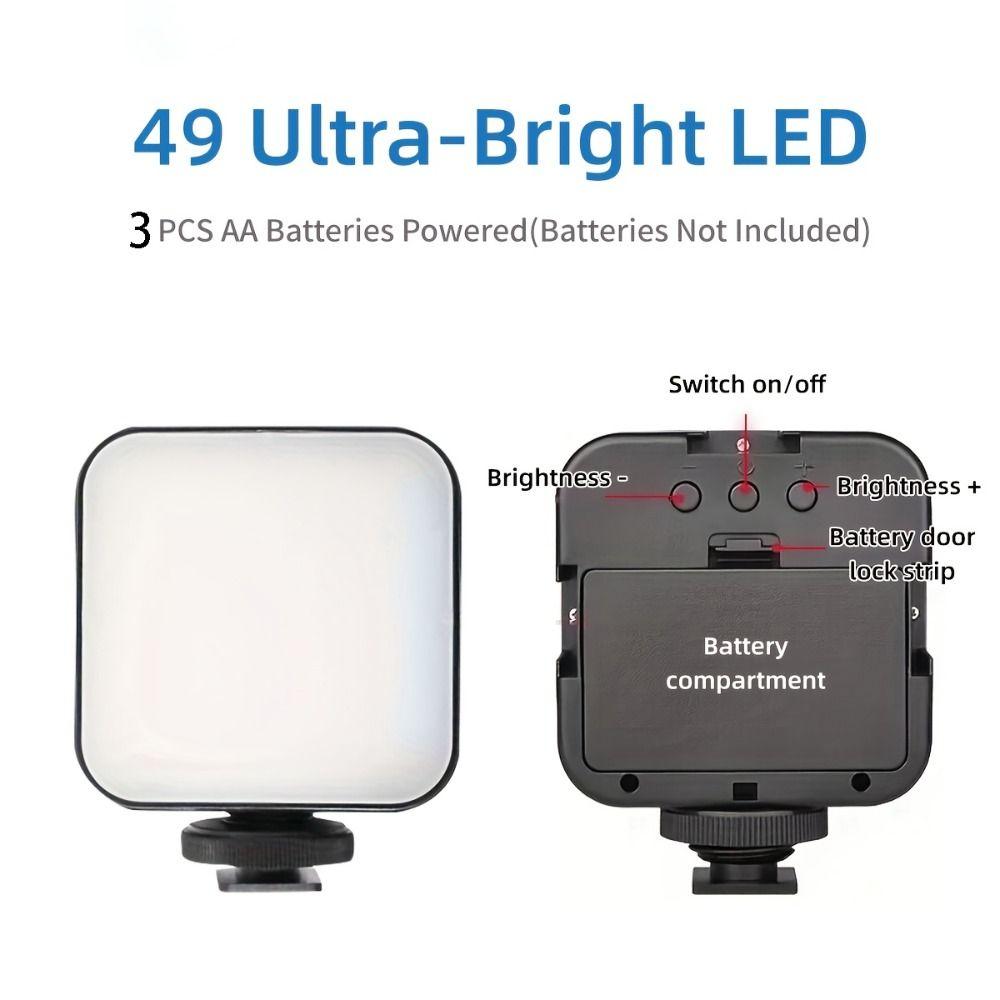 With Light and Microphone Phone Stand Stabilizer Rotating Fill Light Table Tripod for Phone  Makeup