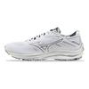 Mizuno Wave Rider 25 Stoff Synthetisches Leder Rutschfest Langlebig Atmungsaktiv Low Top Gummi Lässig Herren Sneaker Silbergrau J1GC217493