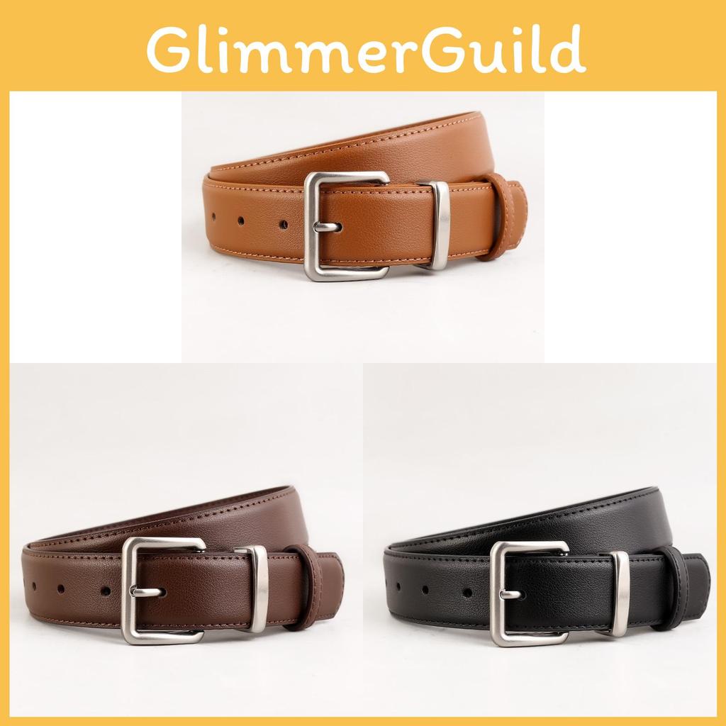 Women Genuine Leather Belt With Pin Buckle For Casual And Office Wear