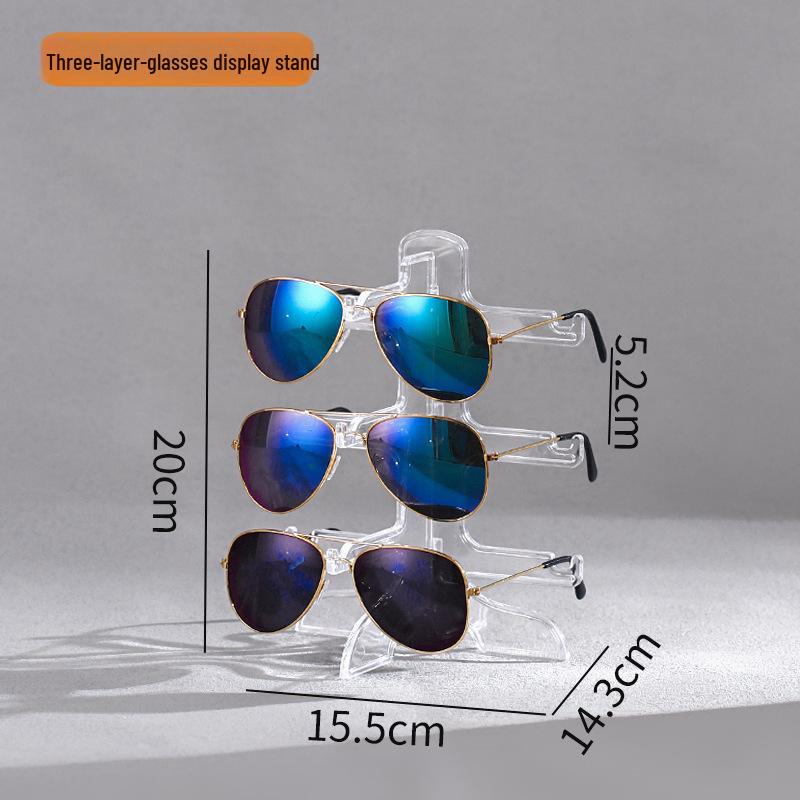 Multi-Layer Sunglasses Display Rack for Supermarkets