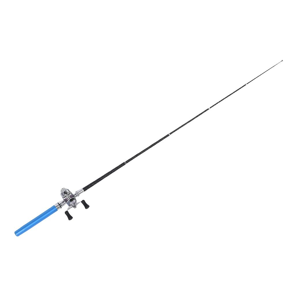 Fishing Rod Reel Combo Pen Portable Telescopic Lightweight Fib glass Fishing Rod Pen for Riv Lake