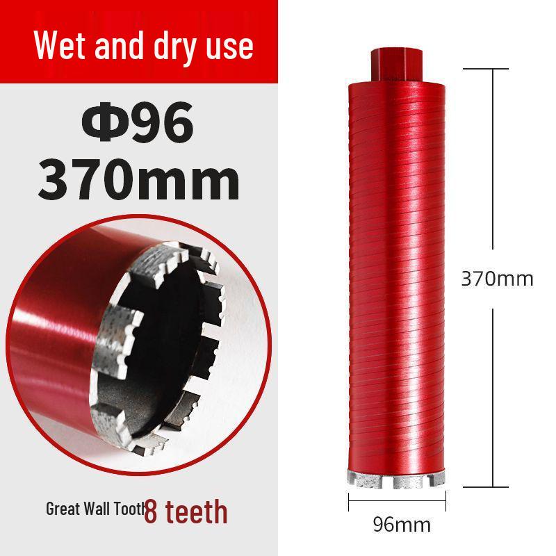 Threaded Diamond Drill Bit for Dry & Wet Use - Ideal for Hole Opening and Air Conditioning Drilling.