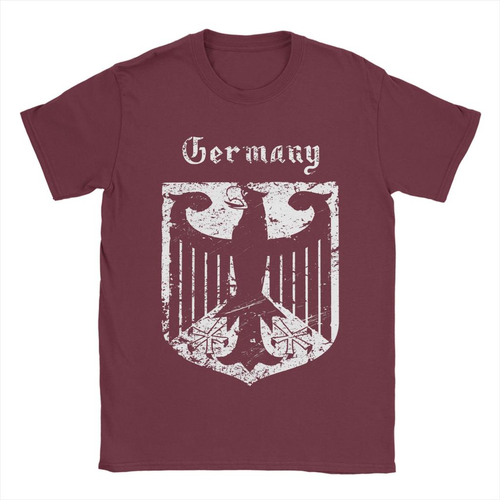 T-shirt Aquila Nera Stemma di Stato Tedesco T-shirt Trendy Cool Manica Corta Top Classici Spiaggia Cotone Girocollo T-shirt Oversize