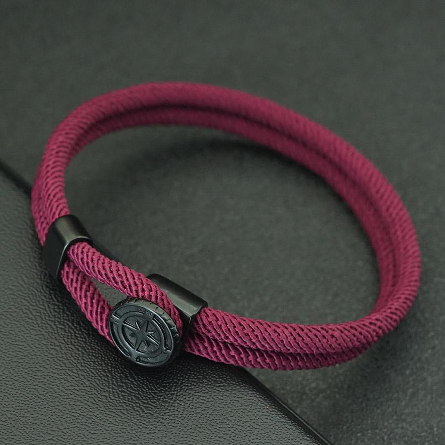 Classic Double Layer Milan Rope Bracelet Men Handweaven Black Clasp Wrap Chain Wristband Homme Outdoor Riding Casual Accessories