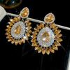 Exaggerated Earrings Retro Palace Style Earrings  Fashionable Elegant Earrings Niche Design
