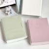 Macaron Verdicktes Notizbuch 400 Seiten Große Kapazität Transparente Kunststoffhülle Notizbuch Schüler Büro Schreibjournal