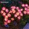 Heixie Solar LED Camellia Flower Stake Light