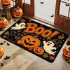 Halloween Græskar Tæppe Dørmåtte, Efterårs Sæsonbestemt Velkomst Skridsikker Bondegård Ferie Bolig Dekoration Indgang til Veranda Entré Køkken Dekoration