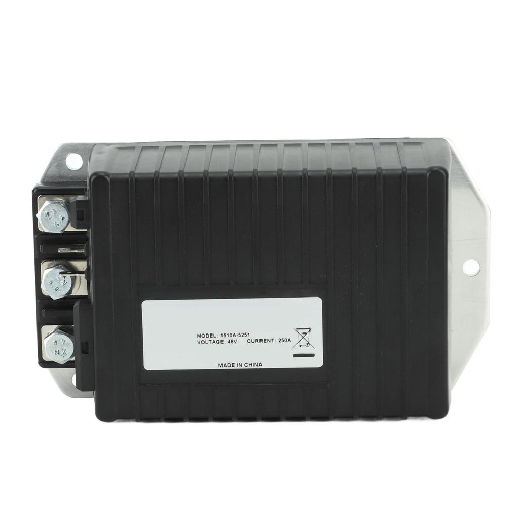 DC Motor Controller 48V 250A Aluminum Alloy Fast Heat Dissipation 1266A 5201 Replacement for E?Z?GO