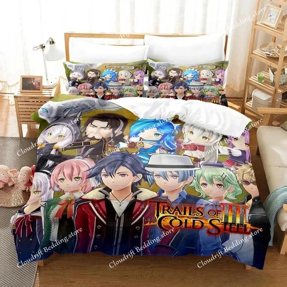 The Legend of Heroes Trails of Cold Steel Bedding Set Single Twin Full Queen King Size Bed Set Adult Kid Bedroom Duvet cover