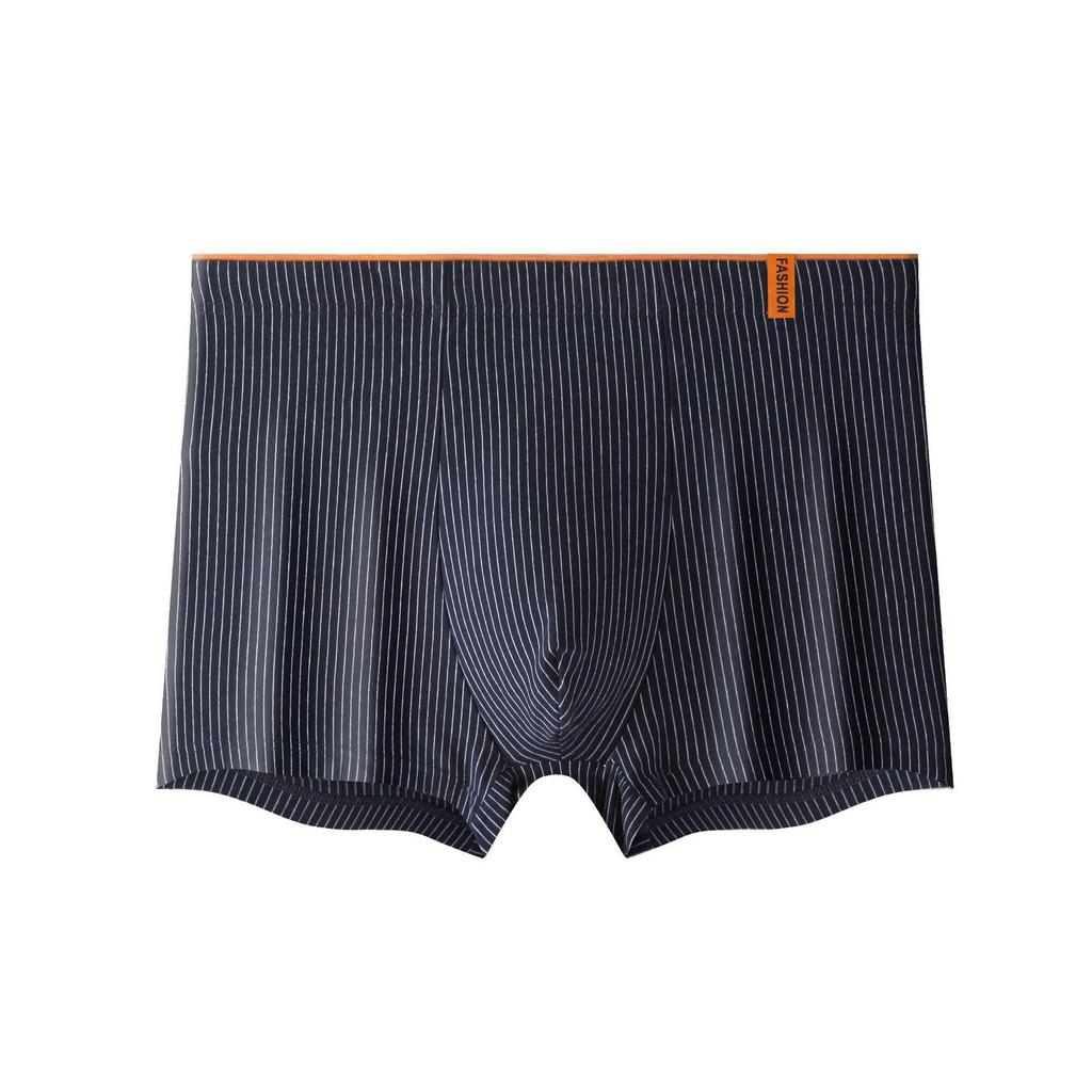 Men's Japanese Style Cotton Boxer Briefs – Antibacterial, Breathable, Skin-friendly, Trendy, Comfortable.