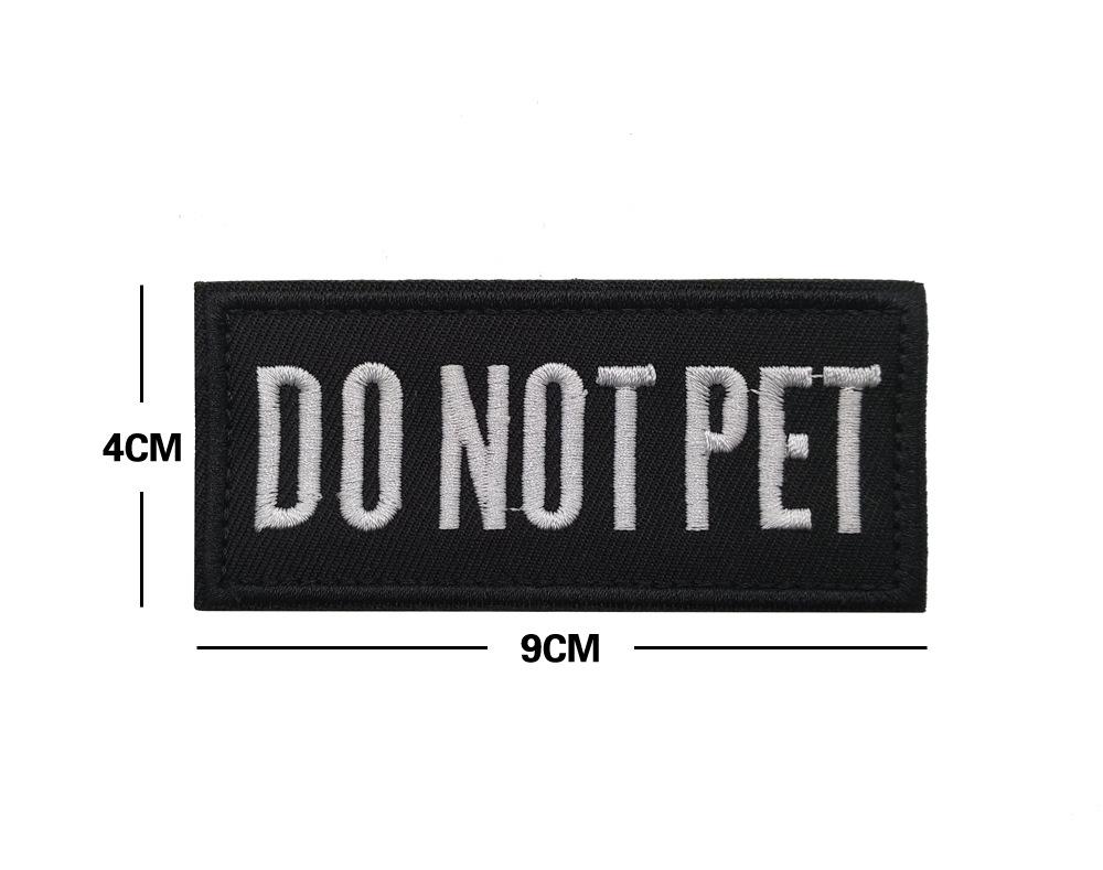 Taifeng 9x4cm Service Dog Harness Patch - Velcro Embroidered Cloth