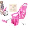 Girls Cute Bike Doll Seat Universal Accessories with Sticker Kids Bike Decoration Doll Bike Seat Bike Accessories for Girl Boys