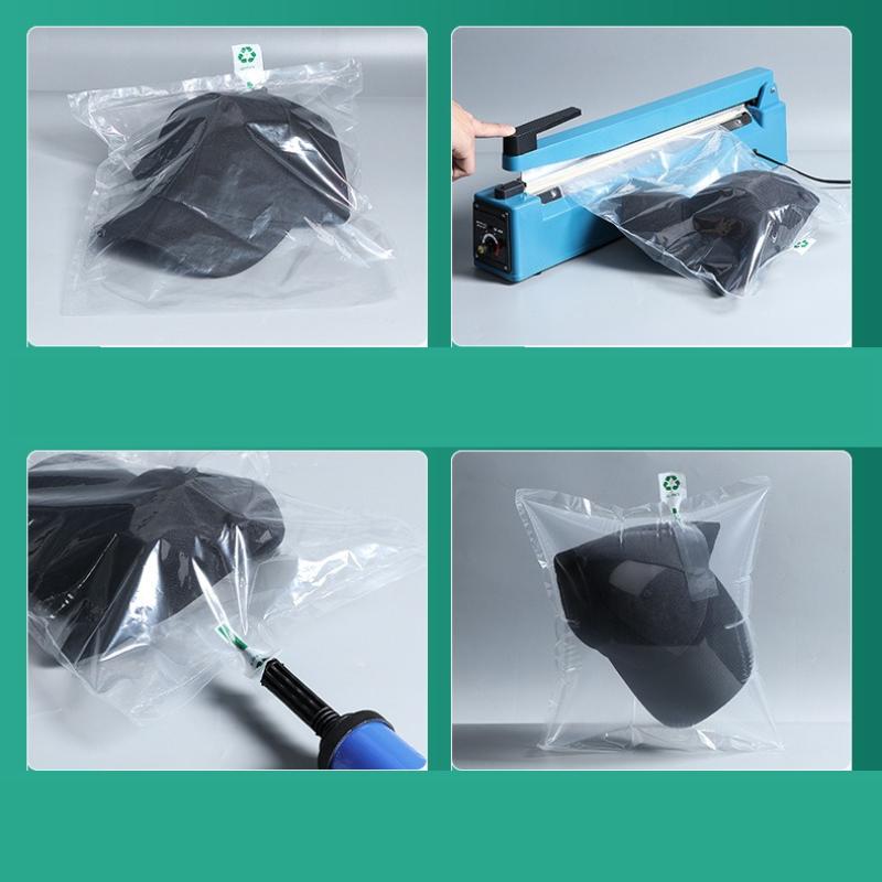 Inflatable Filling Bag for Sunglasses Hat Bottom Opening Pressure Resistant Air Packaging Duck Tongue Cap Flower DIY Anti Squeezing Protective Pockets