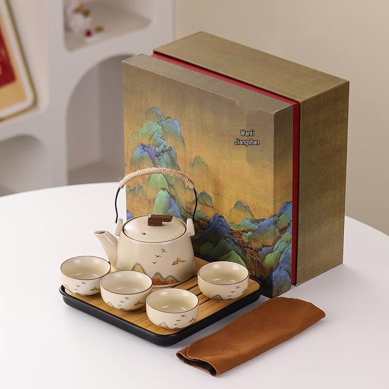 Elegant Chinese Ceramic Tea Set