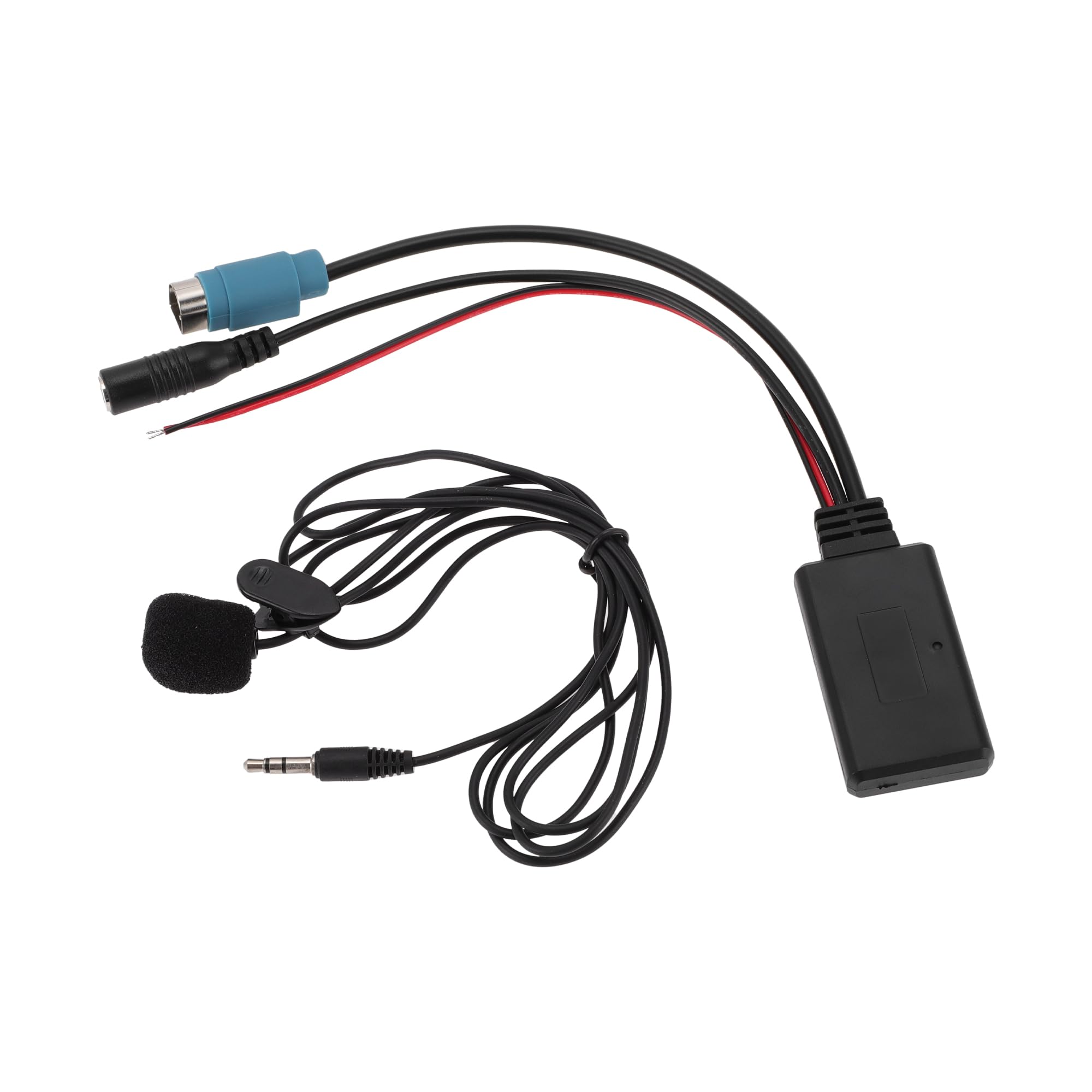 

HOPESPANNER KCE-236B Handy Black Front Blue Tooth Aux Adapter Stereo Radio Harness Cable Plastic Metal 1 Set чёрный