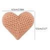 Cute Hearted-shaped Crochet Knitting Beads for Pacifier Chain Baby Photograph Props Baby Accessories Lightweight Gift