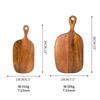 Acacia Wood Cutting Board Thickened Chopping Board Antibacterial Home Cutting Meat Vegetables Fruit and Cheese Kitchen tools
