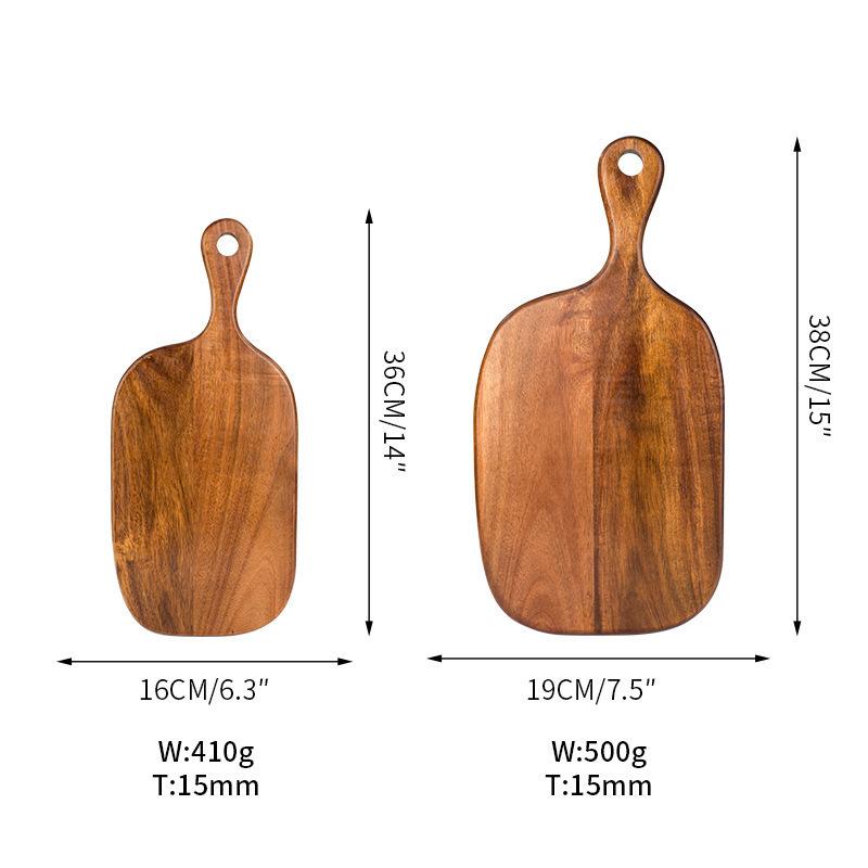Acacia Wood Cutting Board Thickened Chopping Board Antibacterial Home Cutting Meat Vegetables Fruit and Cheese Kitchen tools