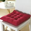 Thickened Dining Chair Seat Pad 46x46cm Slip Proof Chair Cushion for Kitchen Garden Office Multi Color
