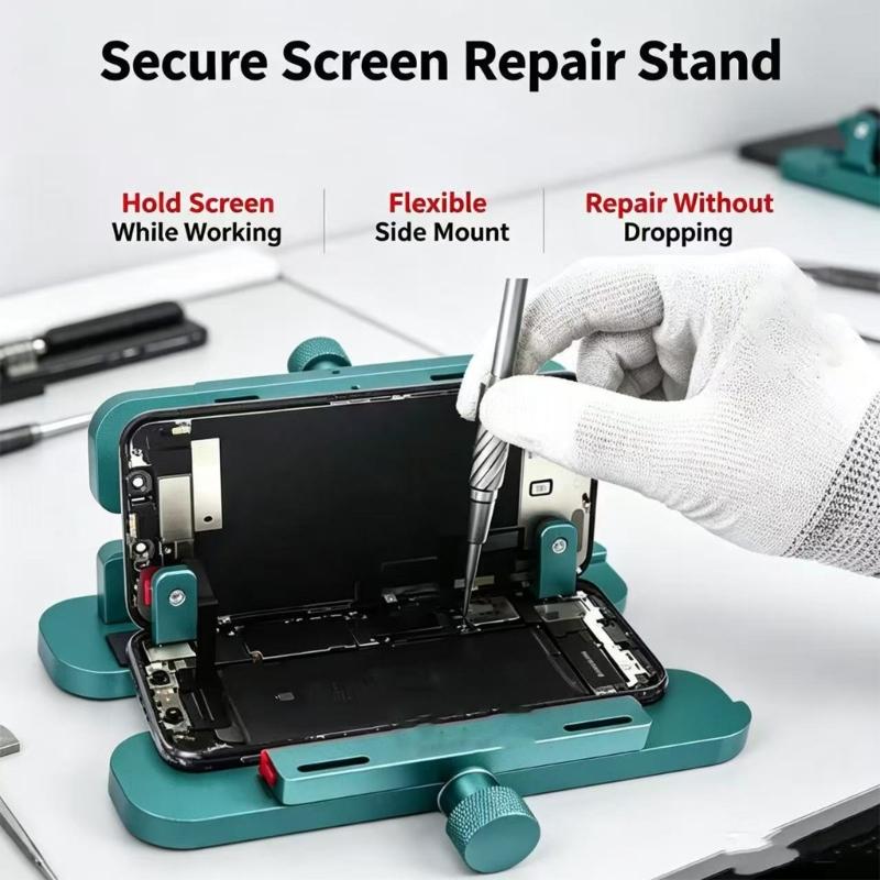 Circuit Board Holder Fixing Clamping Tool For Smartphones with Strong Suction Cup And Flexible Mounting