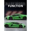 1/18 Lamborghini Revuelto Superca Alloy Model Car Toy Diecasts Metal Casting Sound and Light Car Toy for Children Vehicle