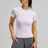 Women's Fashionable Casual Sports Leggings And Short-Sleeved Running And Fitness T-Shirt