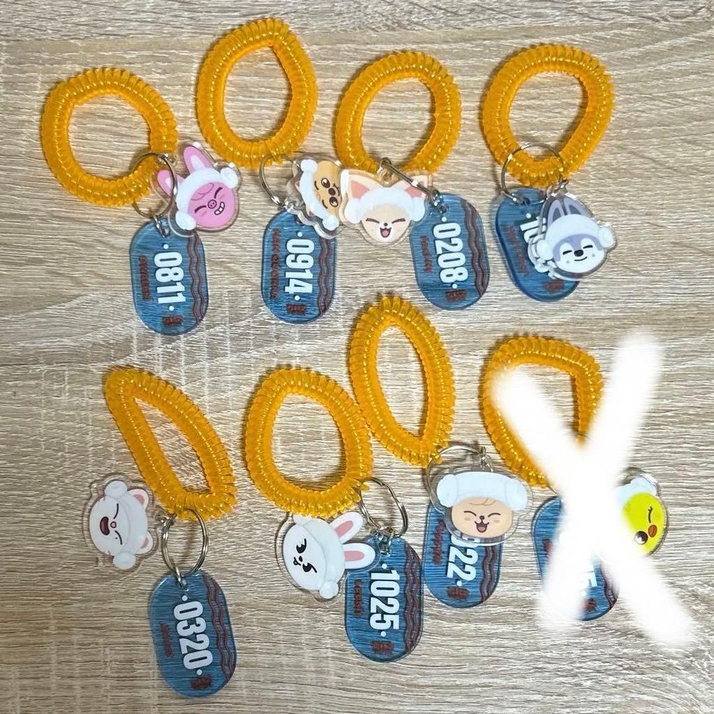 [USED] StrayKids SAUNA KEYRING 7 Types